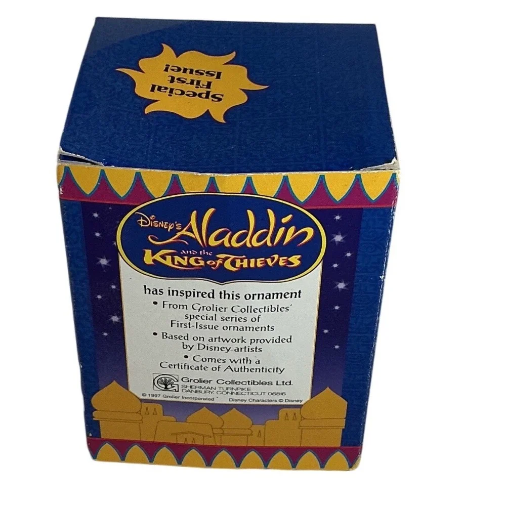 Disney Jasmine Grolier Ornament Aladdin King of Thieves First‎ Issue Wedding Box
